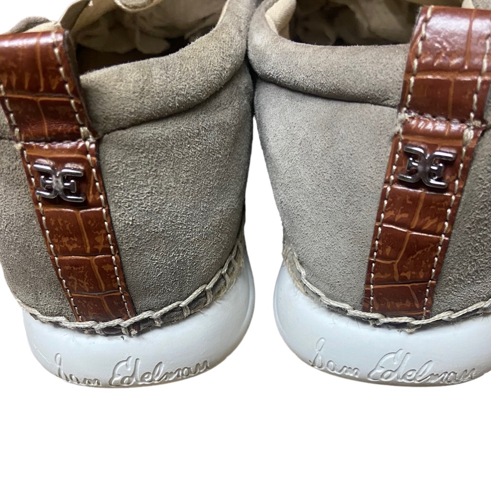 Sam Edelman Gray Suede Slip On Women’s Casual Shoes High End Size 8M - Picture 6 of 7